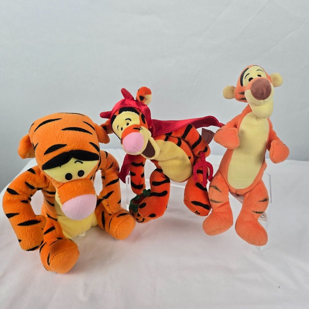 Disney Tigger from Winnie the Pooh & Friends 3 Plush Lot Vintage